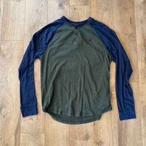 Hollister Henley Long Sleeve Top